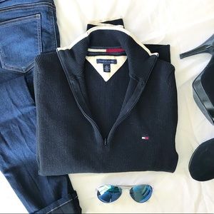 Tommy Hilfiger Black Pullover Sweater